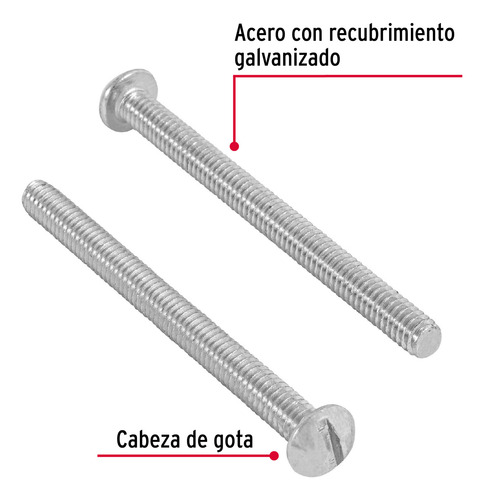 Tornillo Tipo Estufa 5/32 X 2´ Redondo Madera 150pz 44612