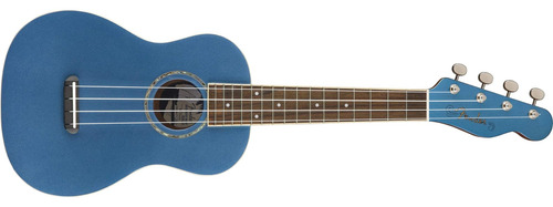 Ukulele De Concerto Clássico Fender Zuma, Lake Placid Blue