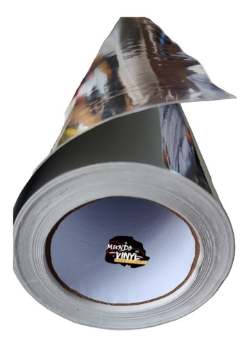 Vinil Cromo Plata Espejo Premium Vinyl World Wrap 