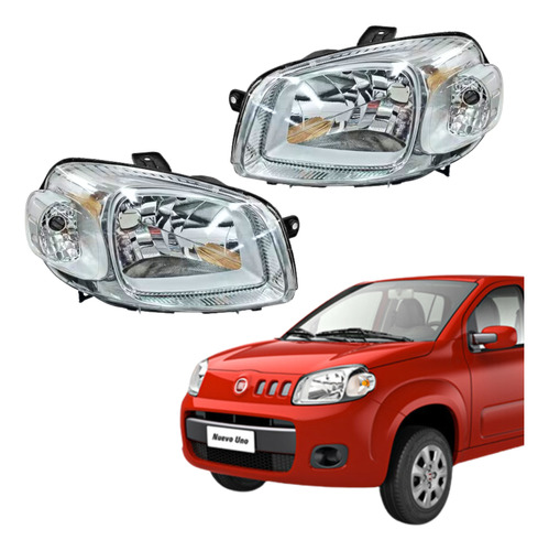 Par Faros Fiat Uno 2013 2014 Rpc