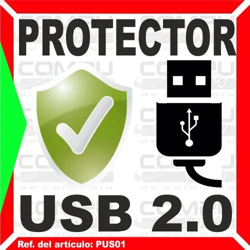 Zpus01 Adaptador Usb (macho - Hembra) Proteccion Computoys
