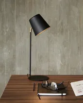 Comprar Velador de Mesa moderno Estilo Industrial linea Bronx en Hierro. Movimiento 360. Fabrica directo. Venzar