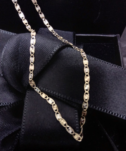 Cadena Florentina Diamantado Estrella 2 Mm X 55 Cm Oro 14k Color Dorado