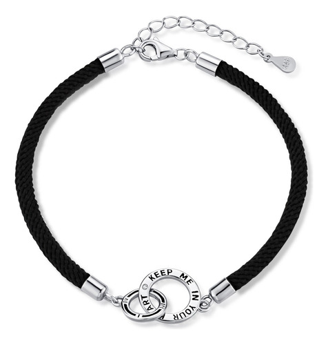 Pulsera Alianza Para Parejas Plata 925 (para Él) Ajust Thifa