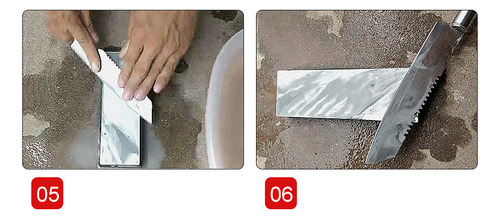 Kit Pedra Afiar Amolar Dupla Face Granulação 400 1000 Faca iBoa