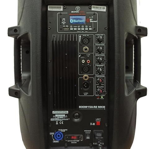 Imagen 6 de 6 de Parlante Sonic Boom De 95.000 Watts Bt Radio Usb Ped Mic Con