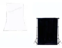 Comprar 2 Tecido 3x3 Branco\u002Fpreto Fundo Infinito Estudio Fotografico  Key Escola Igreja Pulpito  Iluminador Filmagem   Ring Ligt