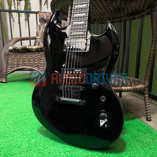 Guitarra Barítona Sg Esp Ltd Viper-201b Blk Preta