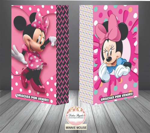  30 Bolsitas Personalizadas Golosinera Minnie Y Mickey