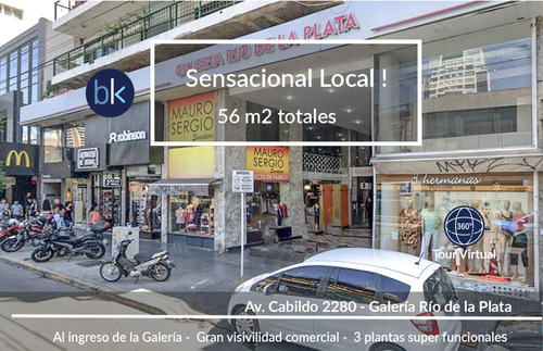 Imperdible Local Comercial  -  En La Entrada De La Galería Rio De La Plata -  Importante Visibilidad