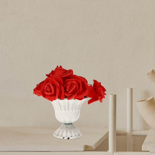 Jarrón Decorativo Vintage, Mesa De Comedor, Flores, Contened