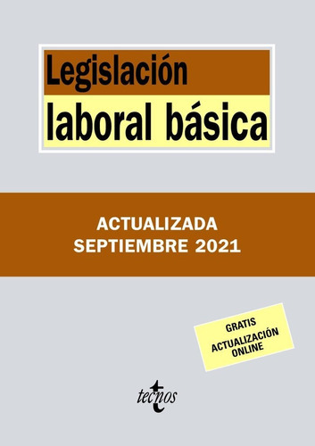 Legislacion Laboral Basica, De Editorial Tecnos. Editorial Tecnos, Tapa Blanda En Español