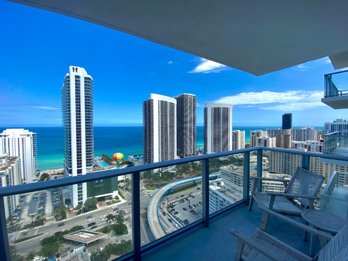 Miami Renta Temporal/vacacional 2 Habitaciones 2 Baños Vista Al Mar !
