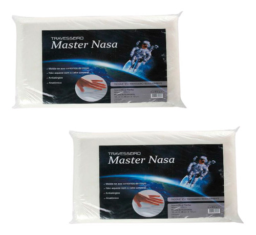 Kit 2 Travesseiros Master Nasa