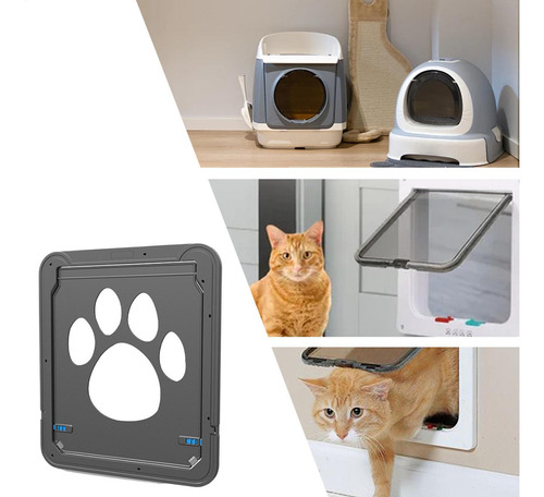 Barrera De Puerta Con Mosquitera Para Gatos, Interior, Antip