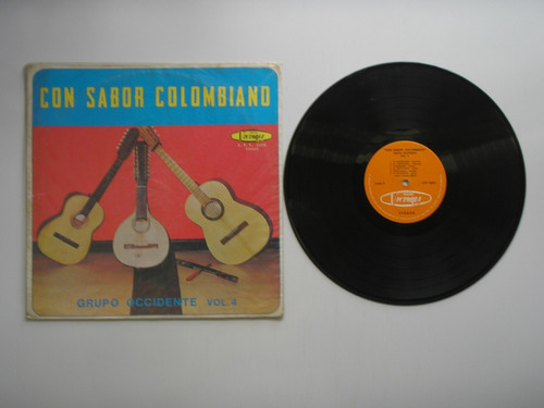 Lp Vinilo Grupo Occidente Volumen 4 Sabor Colombiano 1978