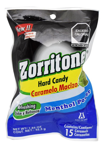 Zorritone Caramelo Menthol Power 15 Caramelos Tos Seca
