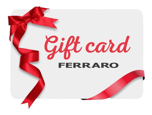 Gift Card Voucher Ferraro - Red