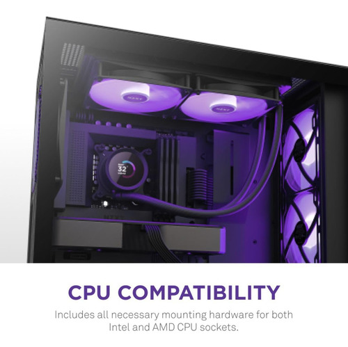 Nzxt Kraken 280 Rgb - Rl-kr280-b1 - 280mm Aio Cpu Liquid ...