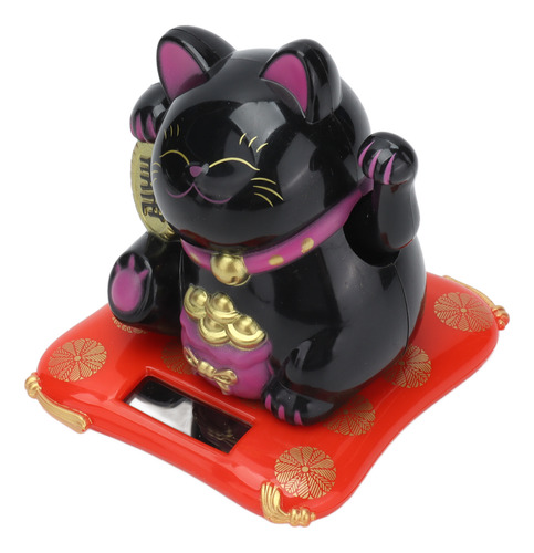 Lindo Saludo De Lucky Cat Wealth Con EnergĂa Solar