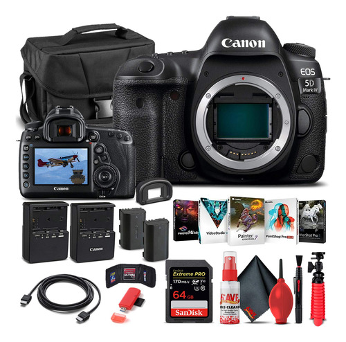 Canon Cámara Dslr Eos 5d Mark Iv (solo Cuerpo) (c002) + Ta.