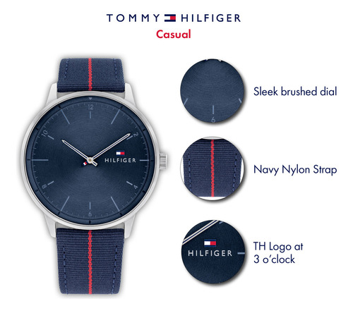 Reloj Tommy 1791844 Azul Hombre