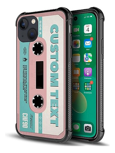 Zhegailian Caja Compatible Con iPhone 13 Case,custom Texto R