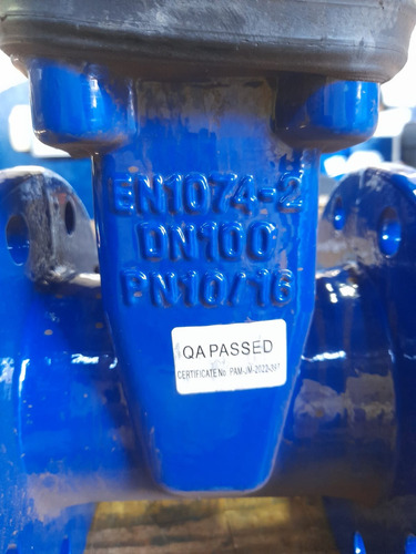 Válvula Registro Gaveta C/flanges Ferro 100mm Pam Saint-gobain R23fvgtw