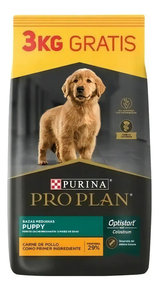 Alimento Pro Plan Complete De Perro Pro Plan Puppy Razas Medianas para perro cachorro de raza mediana sabor pollo y arroz