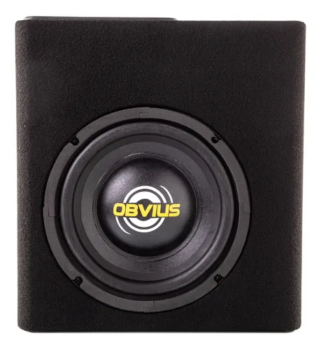 Caixa Amplificada Mono Mini Slim 200w Rms 8 Embaixo Banco ...
