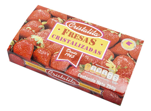 Fresas Cristalizadas Dulce De Irapuato 250g - Sabor Tradici