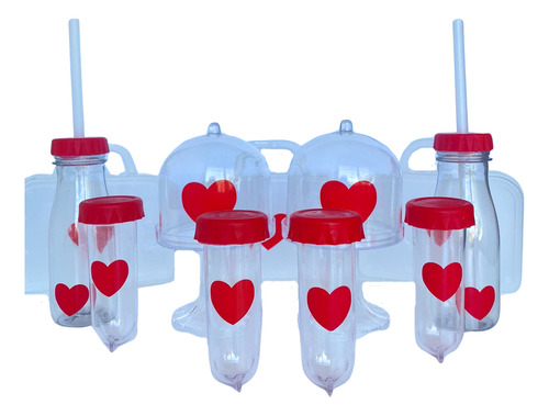 Set Premium Candy Bar San Valentín Valijita, Tubo, Posa X 24