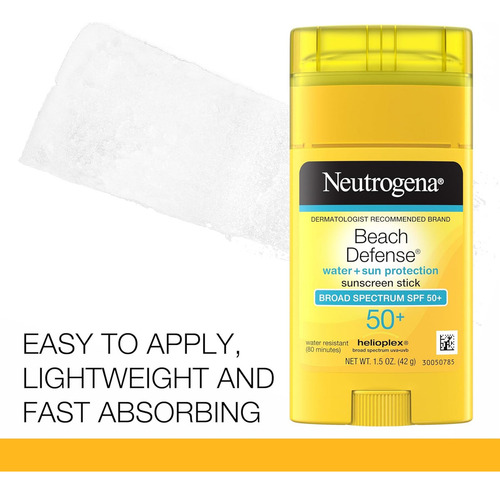 Protección Solar De Playa, De Neutrogena, Stick Spf 50+