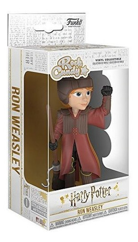 Funko Rock Candy: Harry Potter- Ron Con Uniforme De Quidditc