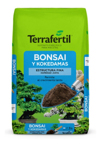 Sustrato Bonsai Y Kokedamas 5l Terrafertil