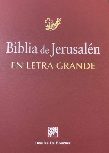 Biblia Letra Grande De Jerusalen - Aa.vv.