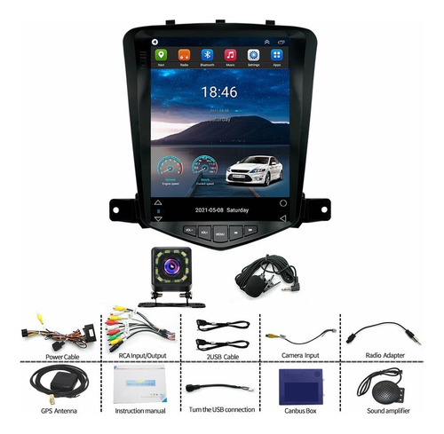 Zk Estéreo 2+32g Gps Cámara Carplay Para Chevrolet Cruze