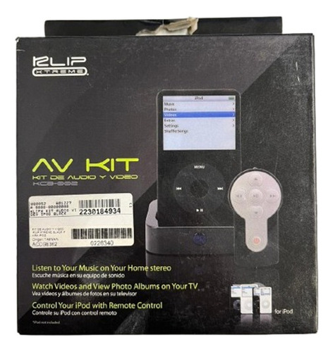 Klip Xtreme Av Kit Audio Y Video Para iPod Kcb-002