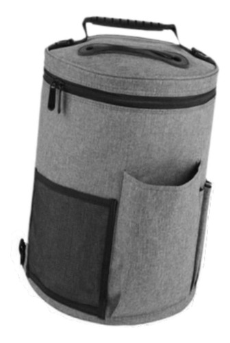 Bolsas De Crochê Bolsa De Armazenamento De Lã Grande Cinza