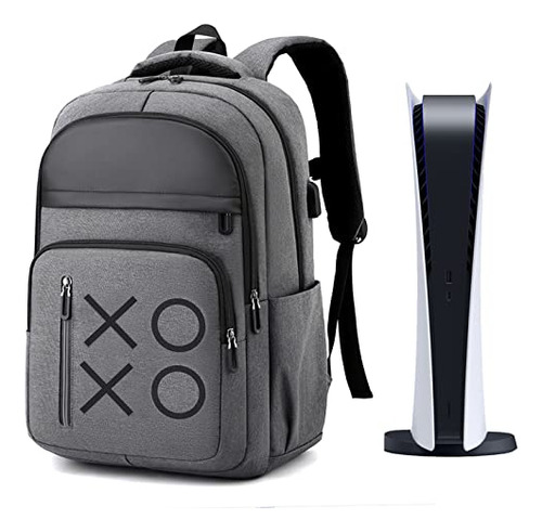 Mochila Yb-osana Para Ps5 Game De Gran Capacidad Con Usb, 45