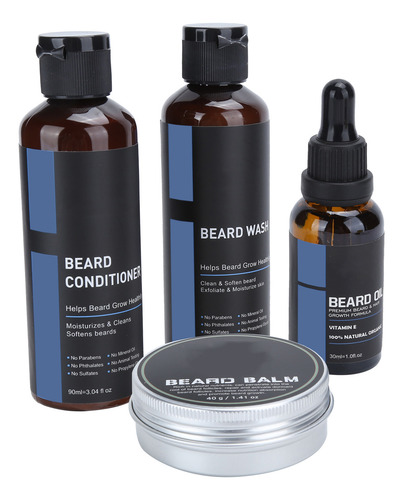 Beard Kit For Man Immetee Care 90ml Shampoo 30ml Oil 90ml