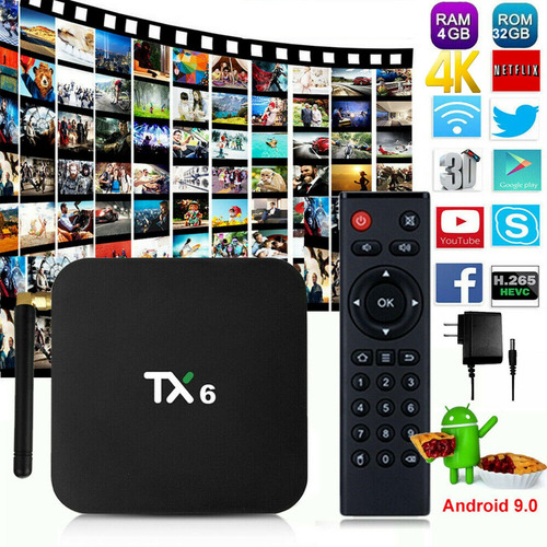 Tv Box Tx6 Smart Tv 4gb Ram + 32gb Rom Android 9.0 Potente!