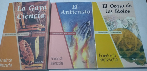 Lote X 3 De Nietzsche Vaya Anticristo Y Ocaso De Los Idolos