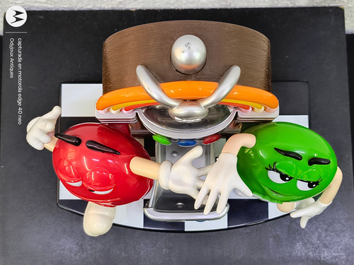 Figura M&m's Rockola Retro Dispensador De Lunetas En Caja (Usado)