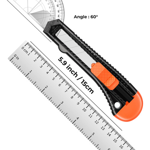 Paquete De 3 Cuchillos Multiusos, Cortador Retráctil Mp
