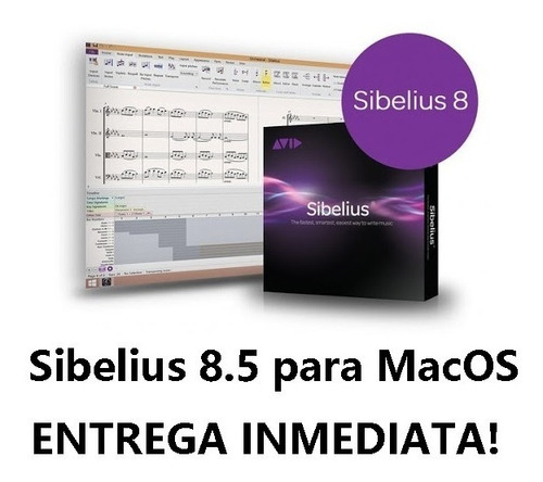 Sibelius 8 Para Mac! Entrega Inmediata!! Composicion Musical