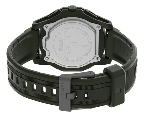 Timex Ironman Adrenaline Cab Digital Caja 46.5mm Tw5m58000 Verde Oscuro Gris Oscuro Gris