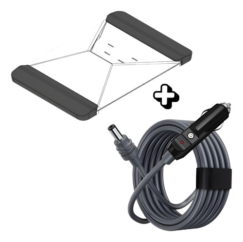 Suporte Starlink Mini + Cabo 2m 12v P/ Teto Solar Veicular