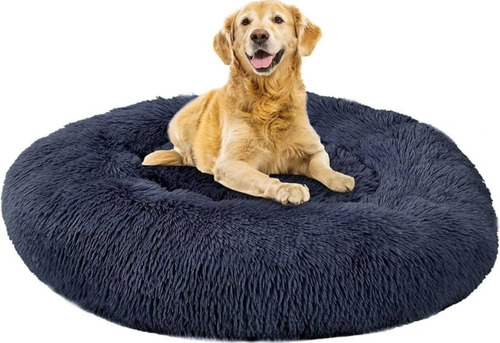 Cama Para Mascotas Perros Y Gatos Peluditas Comoda 100cm 