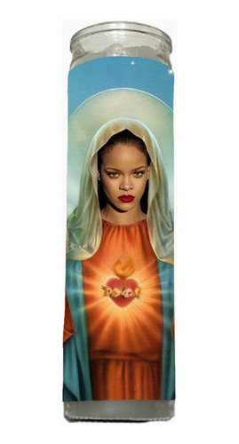 Veladora Decorativa Cantante Rihanna Hip-hop